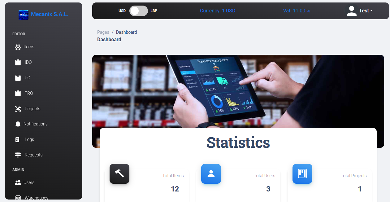 Mecanix Stock Management System